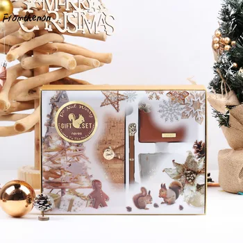 Squirrel Series Gift Stationery Set Christmas Notebook Pen Glass Cup Coin Purse Kit Business School and Office Supplies
Squirrel Series Gift Stationery Set Christmas Notebook Pen Glass Cup Coin Purse Kit Business School and Office Supplies