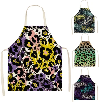 Women Leopard Kitchen Aprons for Women Men Cotton Linen Apron Home Cooking Baking Waist Bib Pinafore Cleaning Tools
Women Leopard Kitchen Aprons for Women Men Cotton Linen Apron Home Cooking Baking Waist Bib Pinafore Cleaning Tools