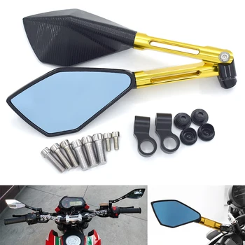 Universal 8mm 10mm Motorcycle CNC Aluminum rearview side mirror For HONDA CB1000R CB1000RR CB1100 CB1300 CBF1000 CBF600/S
Universal 8mm 10mm Motorcycle CNC Aluminum rearview side mirror For HONDA CB1000R CB1000RR CB1100 CB1300 CBF1000 CBF600/S