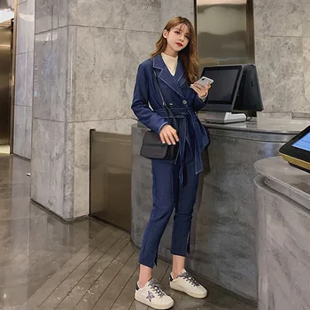 blazer autumn new casual trouser Double Breasted suit set nine pants two sets 2020 New Drop shipping
blazer autumn new casual trouser Double Breasted suit set nine pants two sets 2020 New Drop shipping