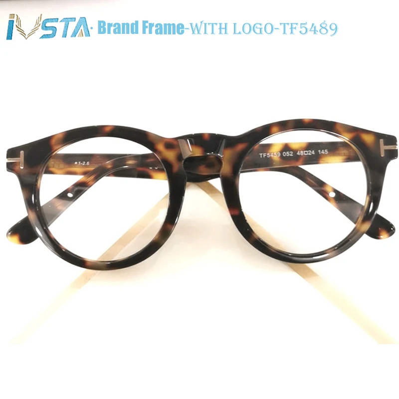 IVSTA TF5489 with Logo Top Quality Optical Frame Round Glasses Men Acetate Luxury Brand Myopia Glasses Prescription with Box
IVSTA TF5489 with Logo Top Quality Optical Frame Round Glasses Men Acetate Luxury Brand Myopia Glasses Prescription with Box