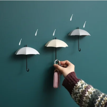 3Pcs/set Creative Umbrella Shape Wall Hook Colorful Key Holder Hanger Holder Wall Hook Kitchen Organizer Bathroom Accessories
3Pcs/set Creative Umbrella Shape Wall Hook Colorful Key Holder Hanger Holder Wall Hook Kitchen Organizer Bathroom Accessories