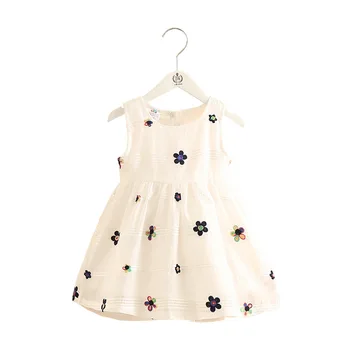 WLG Girls Dress Kids Summer White Pink Floral Printed Sleeveless Ruffle Dress Baby Girl Cute Party Clothes for 2-7 Years
WLG Girls Dress Kids Summer White Pink Floral Printed Sleeveless Ruffle Dress Baby Girl Cute Party Clothes for 2-7 Years
