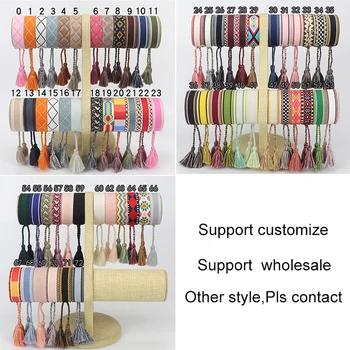 Boho Braided Tassel Bracelet For Women Men 2020 Adjustable Rope Bracelets Ethnic Friendship Bracelet Customize Jewelry Wholesale
Boho Braided Tassel Bracelet For Women Men 2020 Adjustable Rope Bracelets Ethnic Friendship Bracelet Customize Jewelry Wholesale