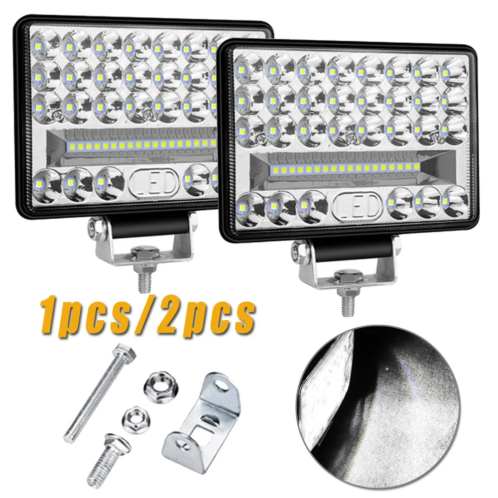1pc/2pcs 9V-30V 144W Car Truck Tractor 48-LEDs Work Driving Light 6000LM 6000K White Large View 4WD Off-Road Vehicle Work Light
1pc/2pcs 9V-30V 144W Car Truck Tractor 48-LEDs Work Driving Light 6000LM 6000K White Large View 4WD Off-Road Vehicle Work Light