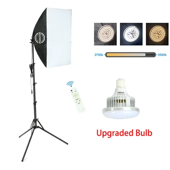 Photography Softbox Lighting Kit 50x70CM Professional Continuous Light System Soft box with 80W Light Photo Studio Kit
Photography Softbox Lighting Kit 50x70CM Professional Continuous Light System Soft box with 80W Light Photo Studio Kit