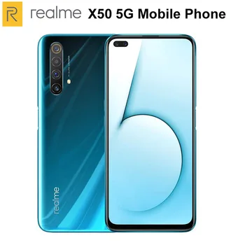 Brand New Realme X50 5G Mobile Phone 6.57" 6/8/12GB RAM 64/128/256GB ROM Snapdragon765G 64MP 4200mAh NFC 5G Phone Android 10.0
Brand New Realme X50 5G Mobile Phone 6.57" 6/8/12GB RAM 64/128/256GB ROM Snapdragon765G 64MP 4200mAh NFC 5G Phone Android 10.0