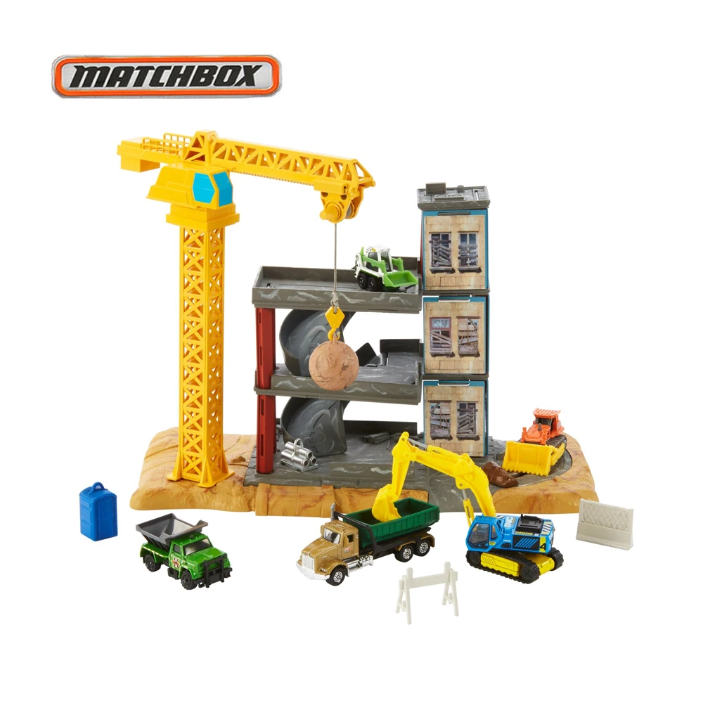 Matchbox Engineering Base Downtown Demolition Playset Combination Toy Car 1:64 Diecast Model Car Collection Kids Toys FWV08
Matchbox Engineering Base Downtown Demolition Playset Combination Toy Car 1:64 Diecast Model Car Collection Kids Toys FWV08