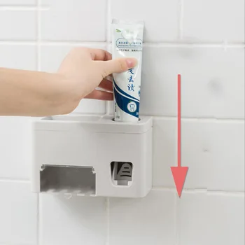 LBER FanTe Automatic Toothpaste Dispenser Holder Family Set Wall Mounted Tooth Brush Holder Rack Squeezer Bathroom Accessories S
LBER FanTe Automatic Toothpaste Dispenser Holder Family Set Wall Mounted Tooth Brush Holder Rack Squeezer Bathroom Accessories S