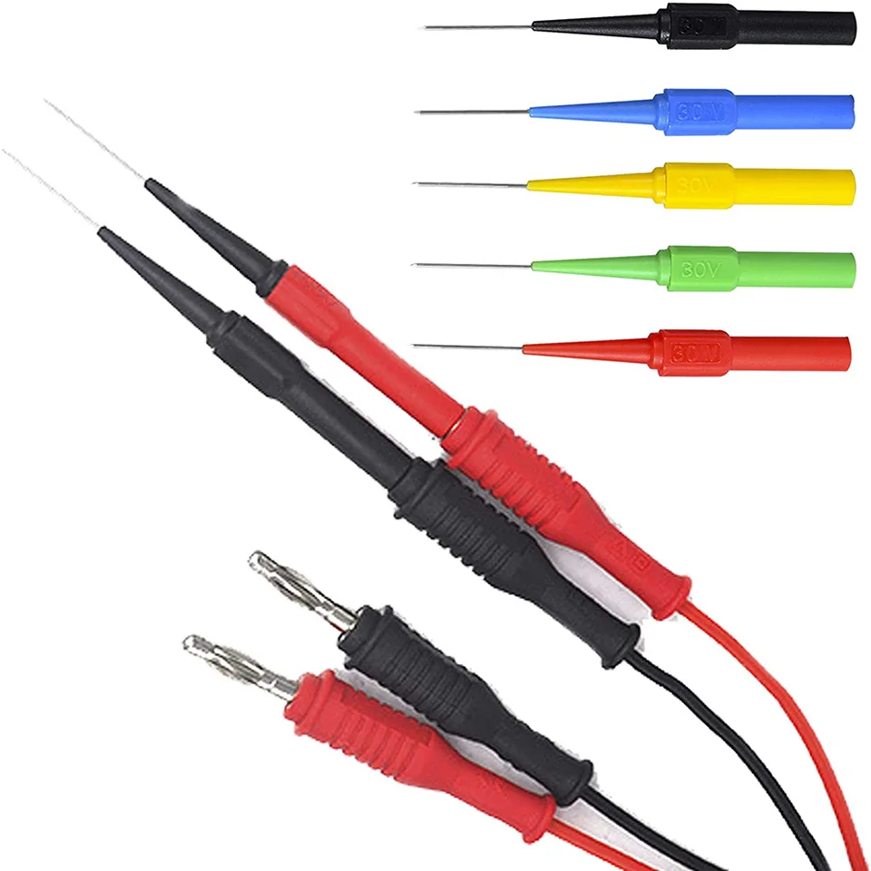 Non-destructive Pin Test Probes Pin Insulation Piercing Needle 15/10/5 Pack Probes Pin Set Use for Car Tester Diagnostic Tool
Non-destructive Pin Test Probes Pin Insulation Piercing Needle 15/10/5 Pack Probes Pin Set Use for Car Tester Diagnostic Tool
