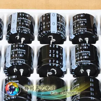 2PCS free shipping original box Japanese nichicon 420v 270uf high voltage filter electrolytic capacitor
2PCS free shipping original box Japanese nichicon 420v 270uf high voltage filter electrolytic capacitor