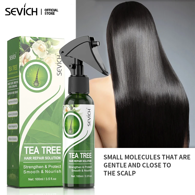 Sevich Tea Tree Hair Care Smoothing Spray 100ml Hair Repair Solution Keratin Plant Essence Ironing Frizz Hair Prevents Oil
Sevich Tea Tree Hair Care Smoothing Spray 100ml Hair Repair Solution Keratin Plant Essence Ironing Frizz Hair Prevents Oil