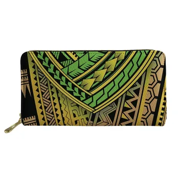 THIKIN Polynesian Style PU Leather Wallet with Card Holders for Women Personality Ladies Clutch Coin Long Purse Zipper Female
THIKIN Polynesian Style PU Leather Wallet with Card Holders for Women Personality Ladies Clutch Coin Long Purse Zipper Female