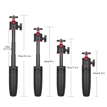 Mini Tabletop Tripod Desktop Phone Holder Stand with Clip for DSLR Camera Digital Camera Handle Desktop Extension Tripod
Mini Tabletop Tripod Desktop Phone Holder Stand with Clip for DSLR Camera Digital Camera Handle Desktop Extension Tripod