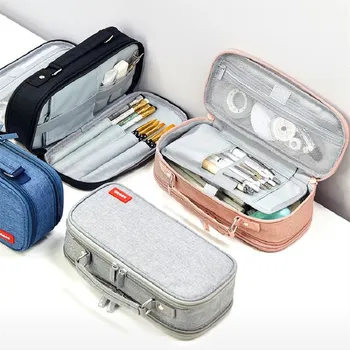 Portable canvas pencil case, five-layer large-capacity school stationery box, multifunctional cosmetic bag storage bag
Portable canvas pencil case, five-layer large-capacity school stationery box, multifunctional cosmetic bag storage bag