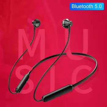 Sports Bluetooth Earphone Neck Bluetooth Headset 5.0 Bass Waterproof Headphone Built-in Mic Support
Sports Bluetooth Earphone Neck Bluetooth Headset 5.0 Bass Waterproof Headphone Built-in Mic Support