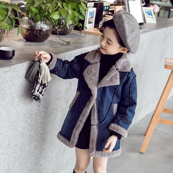 CHILDREN'S Garment Cowboy Stitching Wool Coat Girls Winter 2019 New Style Fashionable Little Girl Western Style Princess Winter 
CHILDREN'S Garment Cowboy Stitching Wool Coat Girls Winter 2019 New Style Fashionable Little Girl Western Style Princess Winter