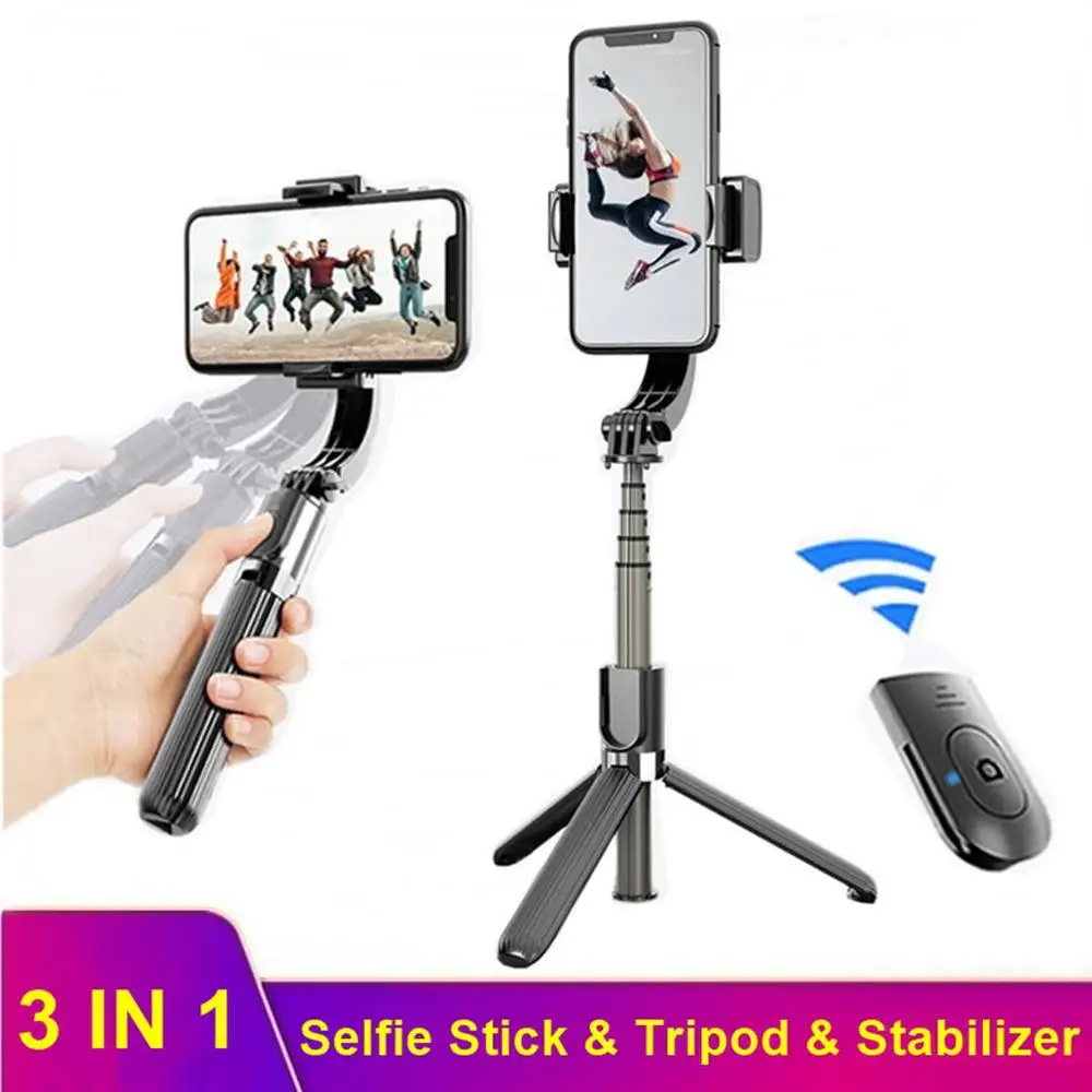 Bluetooth 4.0 Selfie Stick Tripod Anti-Shake Handheld Gimbal Stabilizer 3 in 1 For Smart Phone iPhone Samsung Xiaomi Live Video
Bluetooth 4.0 Selfie Stick Tripod Anti-Shake Handheld Gimbal Stabilizer 3 in 1 For Smart Phone iPhone Samsung Xiaomi Live Video