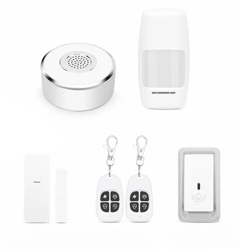 Wireless Alarm Door and Window Infrared Alarm Alarm Intelligent Home Alarm 5 Piece Set Infrared Sensor Remote Doorbell
Wireless Alarm Door and Window Infrared Alarm Alarm Intelligent Home Alarm 5 Piece Set Infrared Sensor Remote Doorbell