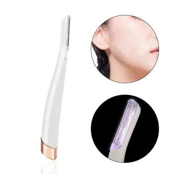 LED Face Hair Remover Facial Glow Expoliator Electric Glo Lighted Lady Eyebrow Trimmer Razor Painless Expoliates Dead Skin Tool
LED Face Hair Remover Facial Glow Expoliator Electric Glo Lighted Lady Eyebrow Trimmer Razor Painless Expoliates Dead Skin Tool