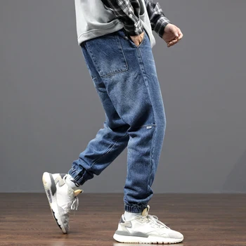Fashion Streetwear Men Jeans Loose Fit Spliced Designer Cargo Pants Wide Leg Harem Trousers Japanese Vintage Hip Hop Jeans Men
Fashion Streetwear Men Jeans Loose Fit Spliced Designer Cargo Pants Wide Leg Harem Trousers Japanese Vintage Hip Hop Jeans Men