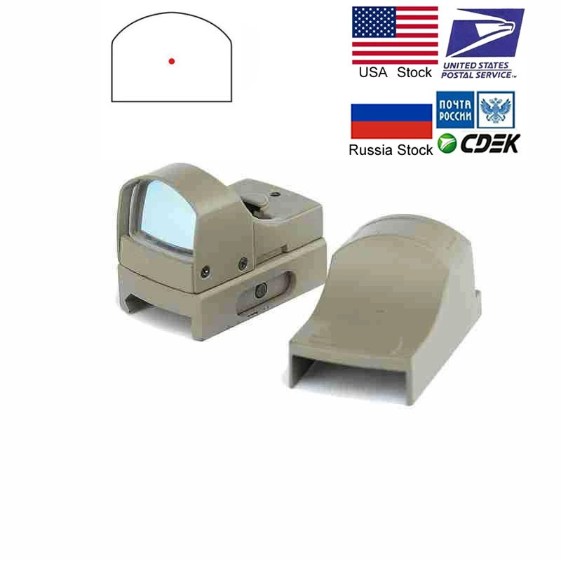 New hunting railway reflection tactical red dot sight sand color mini inner red dot air gun water bullet sight 20mm guide rail
New hunting railway reflection tactical red dot sight sand color mini inner red dot air gun water bullet sight 20mm guide rail