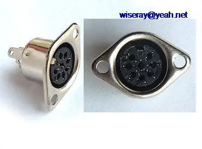 DHL/EMS 300PCS 8 PIN DIN Female Socket Hulled Panel Mount Connectors Soldering iron DINs-A8 
DHL/EMS 300PCS 8 PIN DIN Female Socket Hulled Panel Mount Connectors Soldering iron DINs-A8