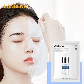 LANBENA Face Mask Hyaluronic Acid Serum Facial Mask Moisturizing Whitening Skin Care Anti Acne Oil Control Sheet Mask Face Care 
LANBENA Face Mask Hyaluronic Acid Serum Facial Mask Moisturizing Whitening Skin Care Anti Acne Oil Control Sheet Mask Face Care