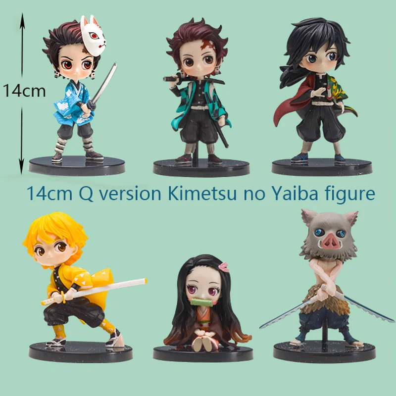 Large 14cm Q Anime Kimetsu No Yaiba Figure Tanjirou Nezuko Action Figures Demon Slayer PVC Model Toys Doll Gift Inosuke Figurine
Large 14cm Q Anime Kimetsu No Yaiba Figure Tanjirou Nezuko Action Figures Demon Slayer PVC Model Toys Doll Gift Inosuke Figurine