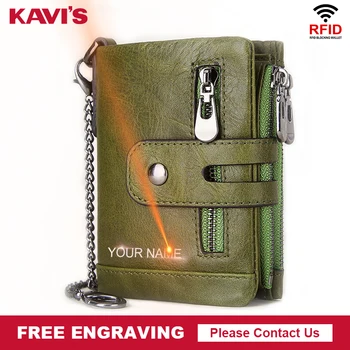 KAVIS Rfid Genuine Cow Leather Wallet Men Coin Purse Male Cuzdan PORTFOLIO MAN Portomonee Small Mini Walet Pocket Name Engraving
KAVIS Rfid Genuine Cow Leather Wallet Men Coin Purse Male Cuzdan PORTFOLIO MAN Portomonee Small Mini Walet Pocket Name Engraving