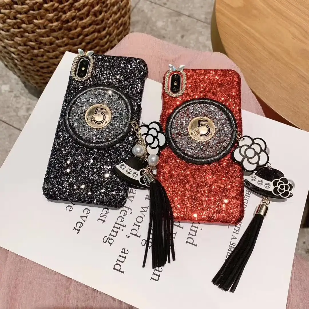 Fashion Luxury Fringe With Diamonds Phone case for iPhone X XR Xs Max Case for iPhone7 7P 8 6Splus Back Cover
Fashion Luxury Fringe With Diamonds Phone case for iPhone X XR Xs Max Case for iPhone7 7P 8 6Splus Back Cover