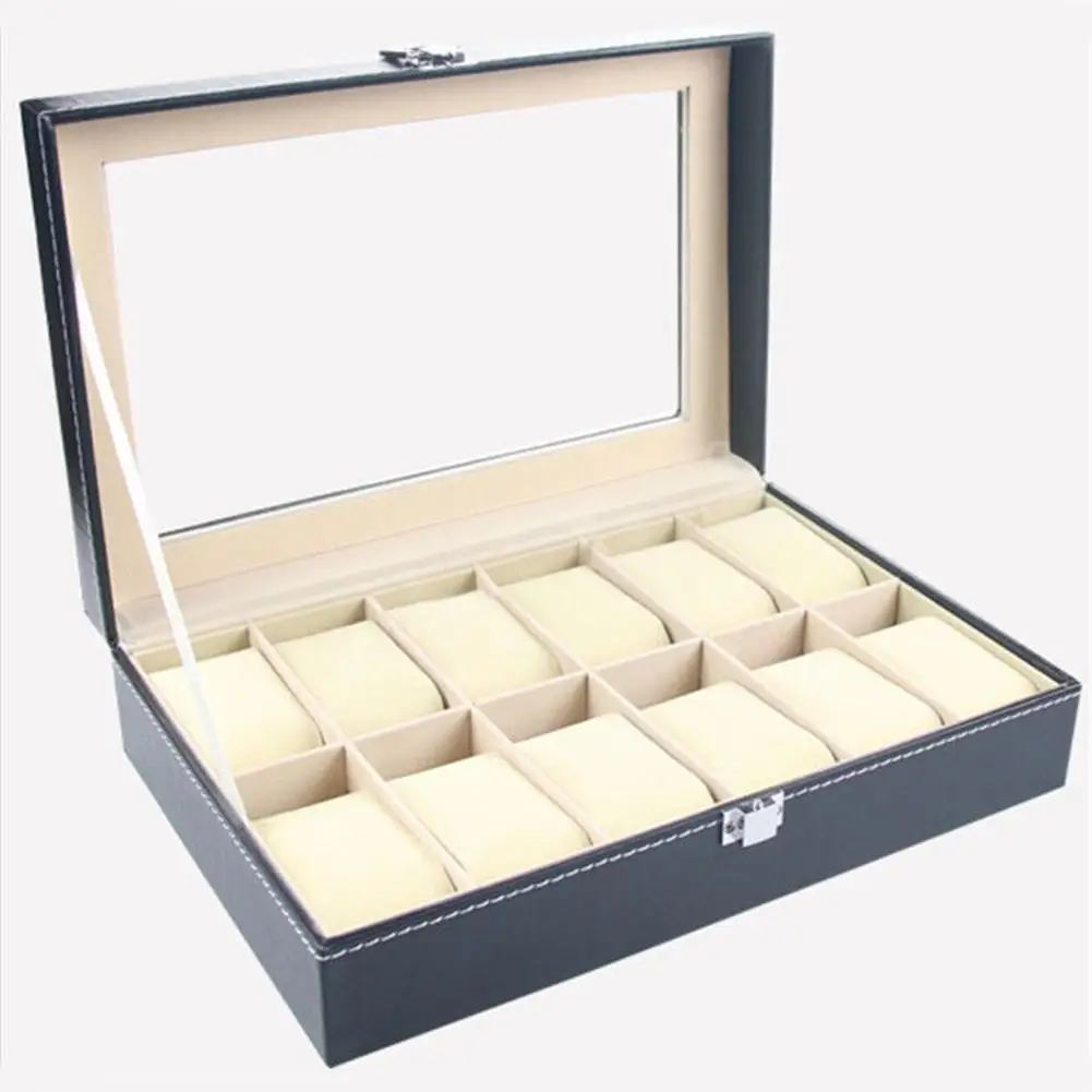 12 Slots Watch Display Case Watch Storage Box Faux Leather Watch Box Clock Display Box Watch Organizer Jewelry Storage Box Watch
12 Slots Watch Display Case Watch Storage Box Faux Leather Watch Box Clock Display Box Watch Organizer Jewelry Storage Box Watch