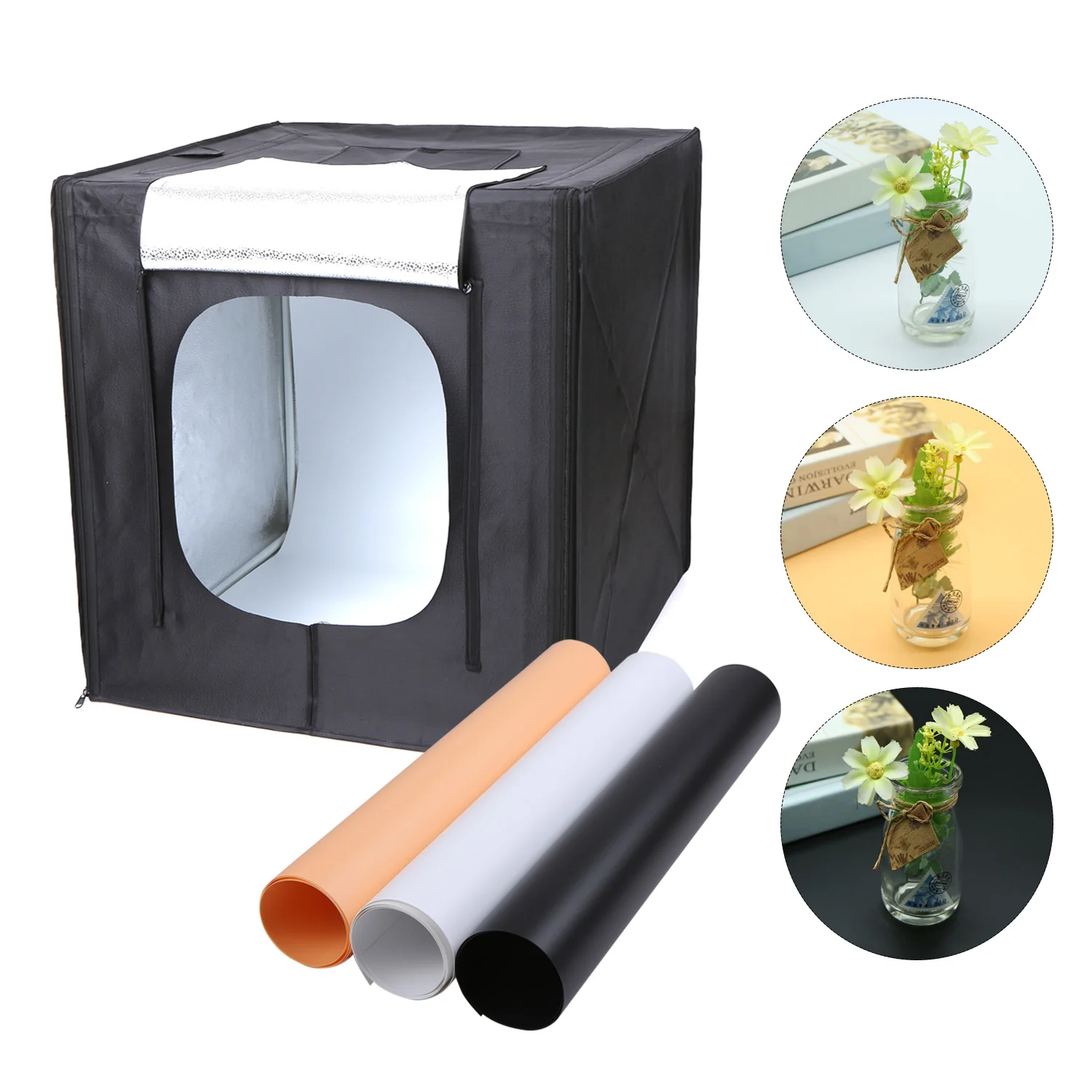 Mini Portable Folding Lightbox Photography Tent Photo Studio Softbox With Led Light Photo Background Kit Light Box
Mini Portable Folding Lightbox Photography Tent Photo Studio Softbox With Led Light Photo Background Kit Light Box