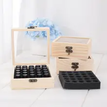 25 Grids Wooden Storage Box Organizer For Essential Oil Carrying Case Aromatherapy Container Treasure Storage Box Dropshipping
25 Grids Wooden Storage Box Organizer For Essential Oil Carrying Case Aromatherapy Container Treasure Storage Box Dropshipping