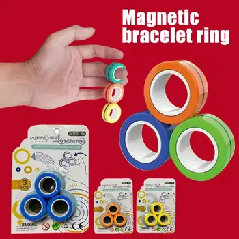 2020 New Desktop Decompression Artifact Magnetic Rings Portable Fingertip Toy Adults Kids Finger Toys Multi Function Game
2020 New Desktop Decompression Artifact Magnetic Rings Portable Fingertip Toy Adults Kids Finger Toys Multi Function Game