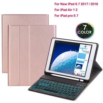 Backlit Bluetooth Keyboard Case for iPad 9.7 2017 2018 Keyboard Case For Apple iPad pro 9.7 Air 1 2 Cover
Backlit Bluetooth Keyboard Case for iPad 9.7 2017 2018 Keyboard Case For Apple iPad pro 9.7 Air 1 2 Cover