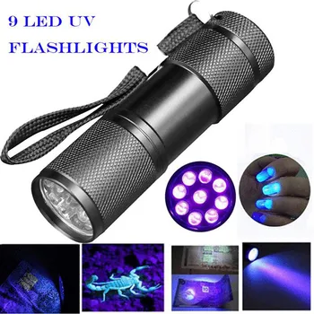 Led flashlight skywolfeye Mini Aluminum Blacklight Detection 9 LED UV Ultra Violet Mini Flashlight Torch Light Lamp Black 9.6 
Led flashlight skywolfeye Mini Aluminum Blacklight Detection 9 LED UV Ultra Violet Mini Flashlight Torch Light Lamp Black 9.6