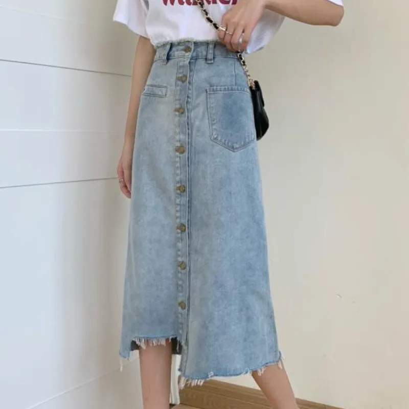 2020 spring summer autumn new women fashion casual sexy Skirt woman female OL jean skirt Bq90 
2020 spring summer autumn new women fashion casual sexy Skirt woman female OL jean skirt Bq90