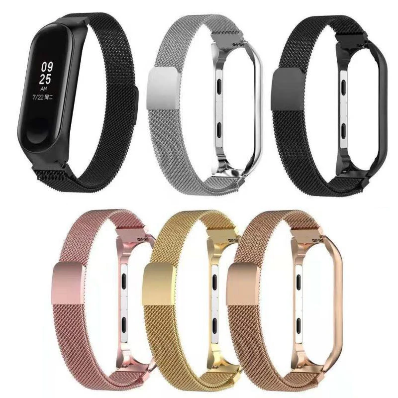Stainless Steel Watch Band For Xiaomi Mi Band 4 Milan Nice Band Replacement Interlock Clasp Vogue Wear Resistance No Odor Trend
Stainless Steel Watch Band For Xiaomi Mi Band 4 Milan Nice Band Replacement Interlock Clasp Vogue Wear Resistance No Odor Trend