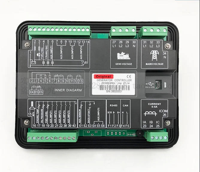 DC52D Electronic Generator Controller Module Control Panel for Diesel Engine or Generator Genset Controller
DC52D Electronic Generator Controller Module Control Panel for Diesel Engine or Generator Genset Controller