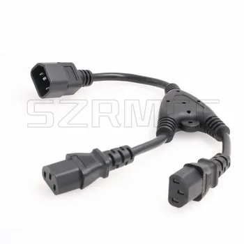 UPS PDU Server Y Splitter Power Cord IEC320 C14 to 2 x C13 10A 250V Extension Cable 30cm
UPS PDU Server Y Splitter Power Cord IEC320 C14 to 2 x C13 10A 250V Extension Cable 30cm