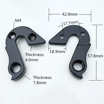 2pcs bicycle Derailleur rear Hanger Cycle Bike alloy rear gear mech derailleur hangers for Tropix Miguel Martines 2016 Tropix
2pcs bicycle Derailleur rear Hanger Cycle Bike alloy rear gear mech derailleur hangers for Tropix Miguel Martines 2016 Tropix