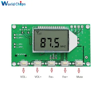 DC 3-5V FM Module FM Transmitter Module Wireless Microphone Circuit Board 87.0MHz-108.0MHz Computer Audio Transmitting
DC 3-5V FM Module FM Transmitter Module Wireless Microphone Circuit Board 87.0MHz-108.0MHz Computer Audio Transmitting
