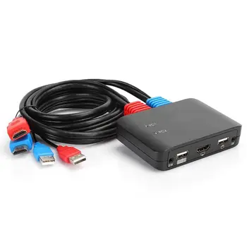 2x1 HDMI KVM USB Switcher Adapter for Windows/IOS/MAC/Linux/Netware/ Unix/Android Hot
2x1 HDMI KVM USB Switcher Adapter for Windows/IOS/MAC/Linux/Netware/ Unix/Android Hot