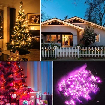 LED String Light Smart WiFi Control RGB Fairy 32.8ft 100LED Outdoor Waterproof USB Copper Wire Christmas Lights For IOS Android
LED String Light Smart WiFi Control RGB Fairy 32.8ft 100LED Outdoor Waterproof USB Copper Wire Christmas Lights For IOS Android