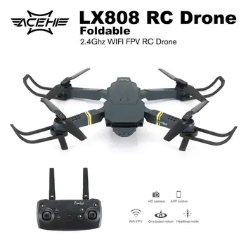 New Hot LX808 2.4Ghz WIFI FPV Foldable RC Drone With Wide Angle HD Camera Altitude Hold Headless Mode RC Model Aircraft RTF
New Hot LX808 2.4Ghz WIFI FPV Foldable RC Drone With Wide Angle HD Camera Altitude Hold Headless Mode RC Model Aircraft RTF