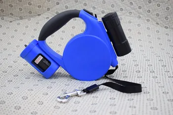 4M LED Leash Controller Dog Flashlight Strap 3 in 1 Automatic RetractableABS Pet Traction Rope with Garbage Bag Tracks for Small
4M LED Leash Controller Dog Flashlight Strap 3 in 1 Automatic RetractableABS Pet Traction Rope with Garbage Bag Tracks for Small