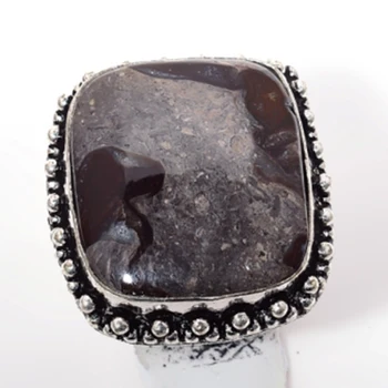 Genuine Coffee Bean Jasper Ring Silver Overlay over Copper , Hand Made Women Jewelry gift Size: 8 , R6436
Genuine Coffee Bean Jasper Ring Silver Overlay over Copper , Hand Made Women Jewelry gift Size: 8 , R6436