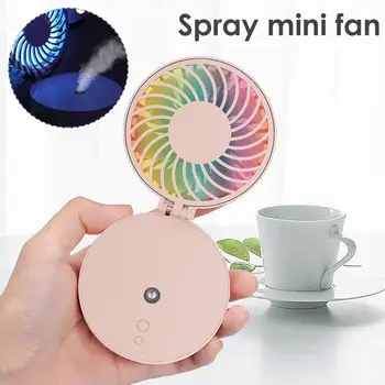 Portable Mini Handheld Folding LED USB Rechargeable Humidifier Air Cooling Fan Small Desk Fans handheld Air Cooler for Room
Portable Mini Handheld Folding LED USB Rechargeable Humidifier Air Cooling Fan Small Desk Fans handheld Air Cooler for Room