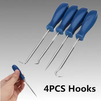 4Pcs Car Auto Vehicle 13.5cm Pick and Hook Set O Ring Oil Seal Gasket Puller Remover Craft Hand Tool
4Pcs Car Auto Vehicle 13.5cm Pick and Hook Set O Ring Oil Seal Gasket Puller Remover Craft Hand Tool